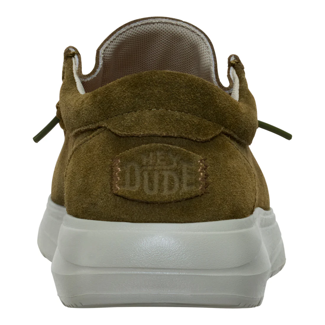 WALLY COMF SUEDE DARK OLIVE/STONE GREY - Image 7