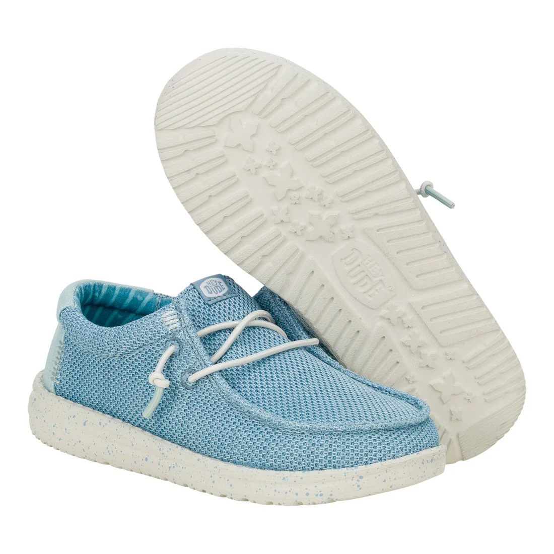 WALLY YOUTH STRETCH MESH CLOUD BLUE/DAWN BLUE - Image 3