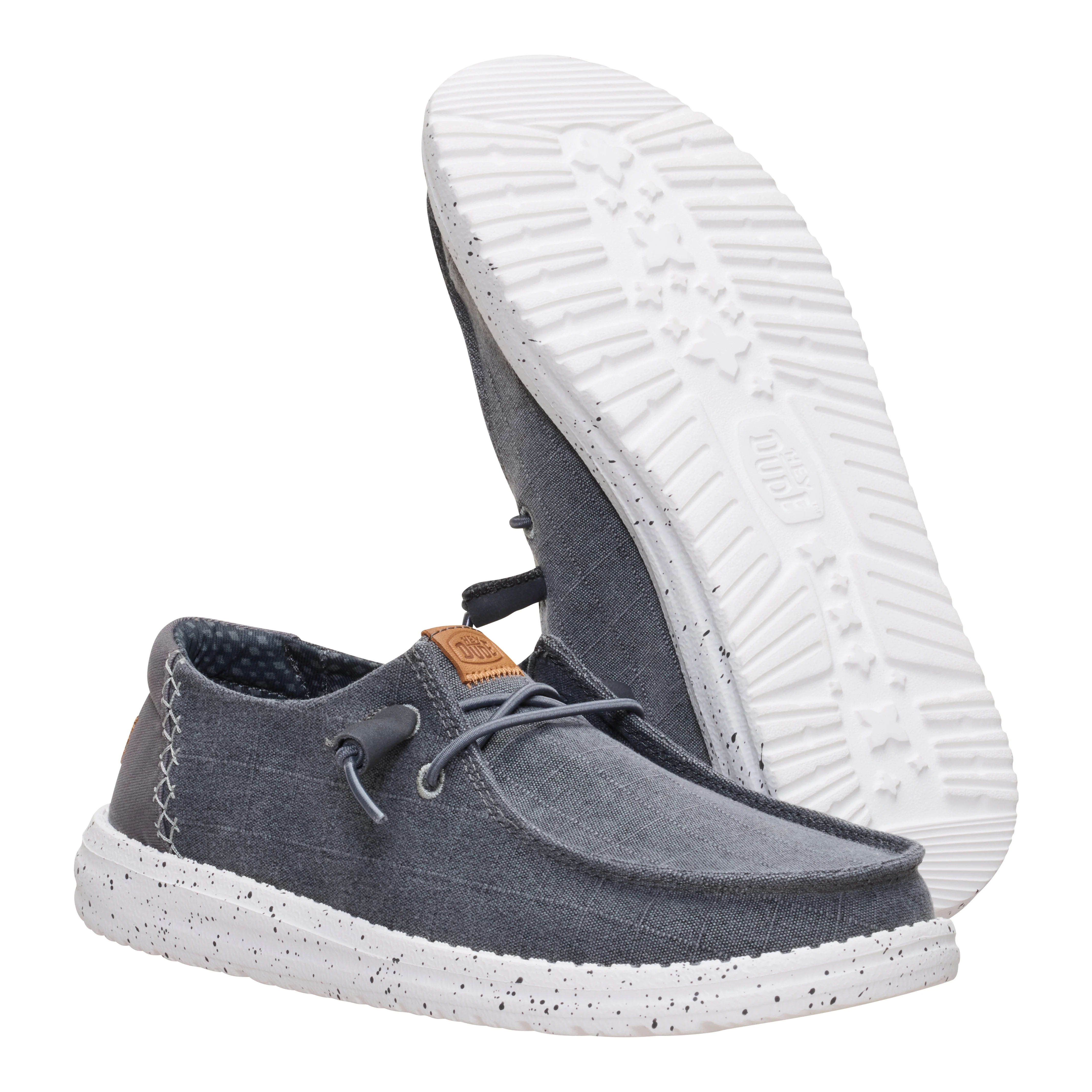 WENDY CHAMBRAY GRID CHARCOAL - Image 5