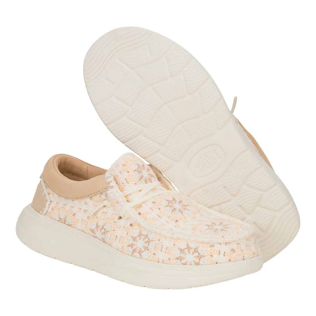WENDY COMF COTTAGE CROCHET TAN/MULTI - Image 4