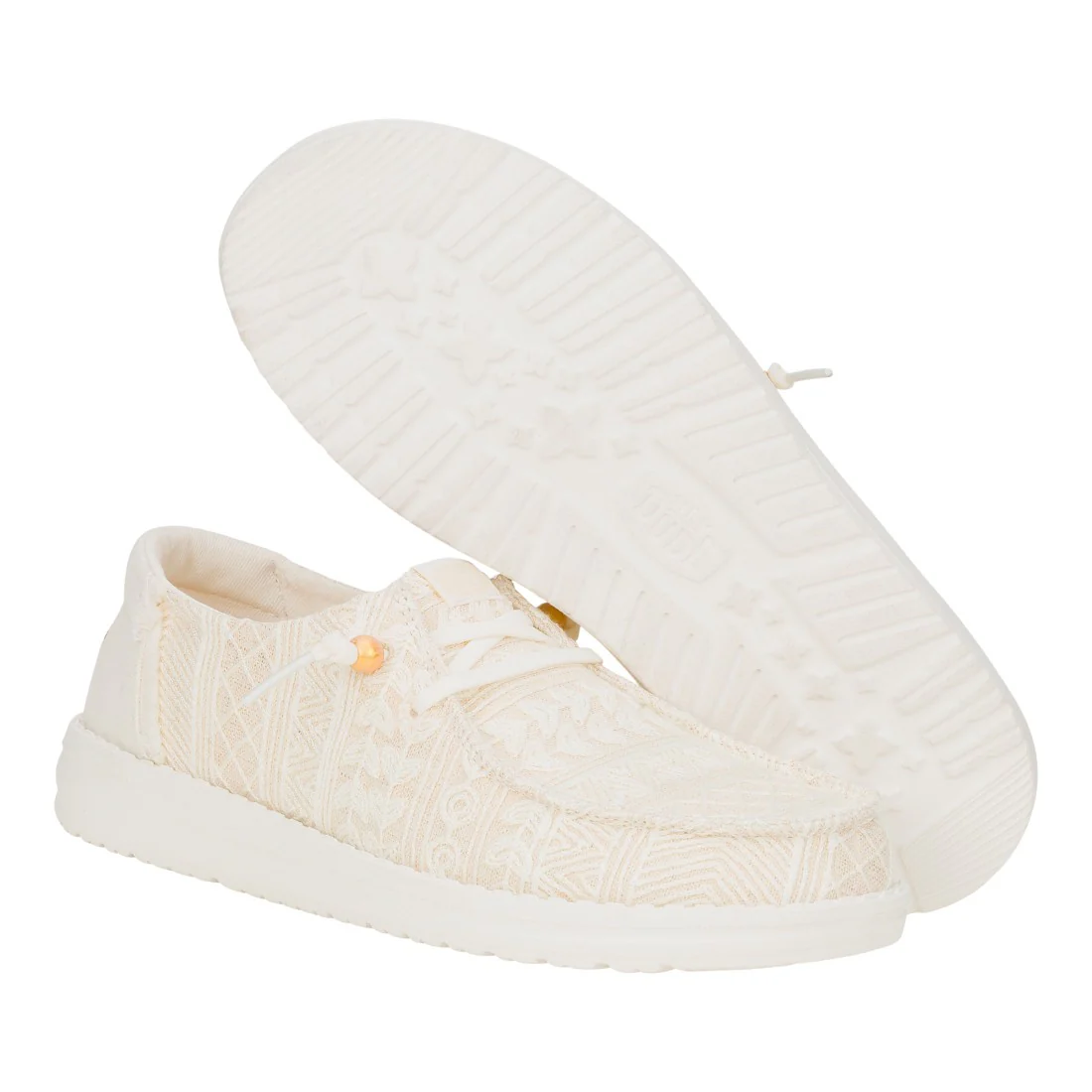 WENDY CROCHET LACE WHITE/GOLD - Image 3