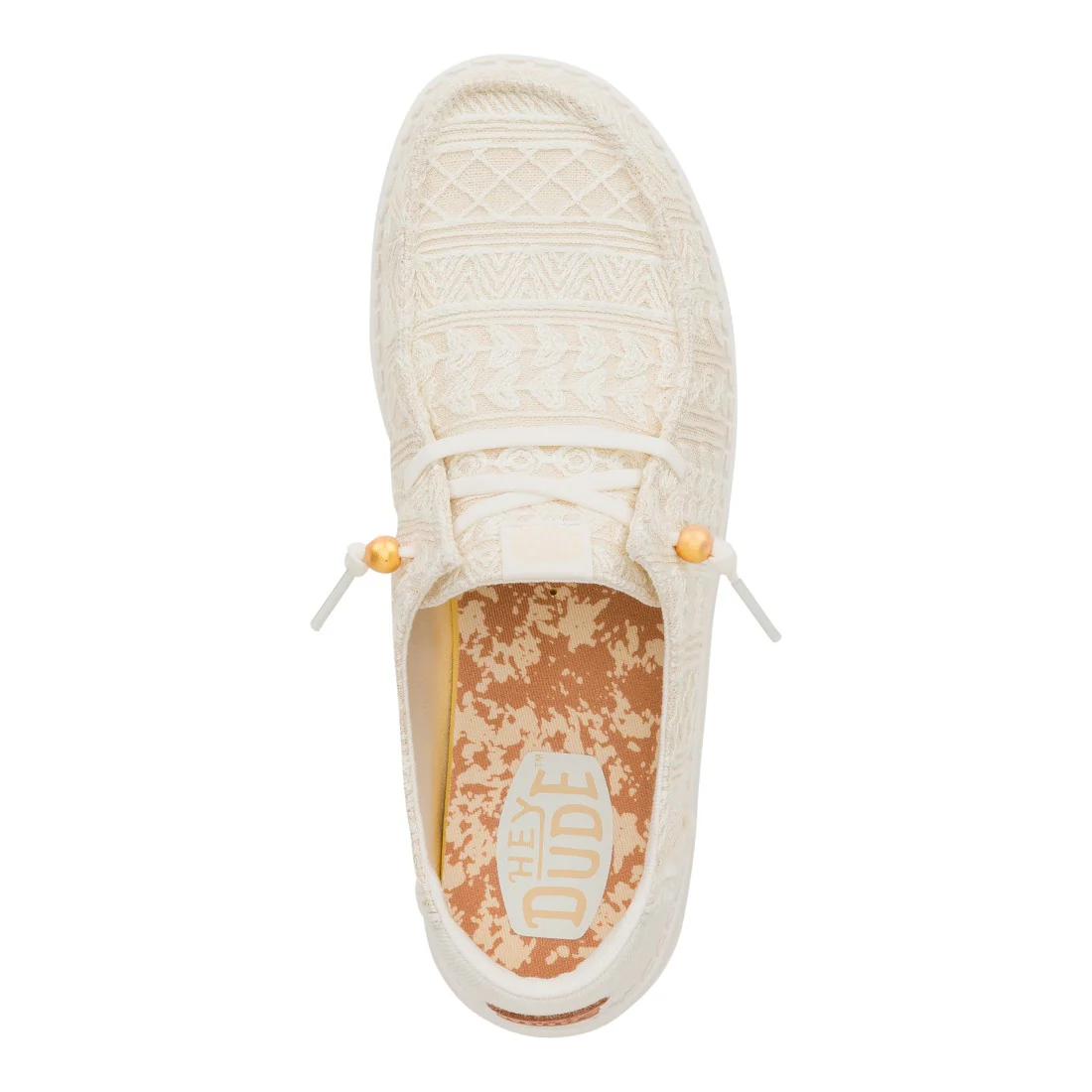 WENDY CROCHET LACE WHITE/GOLD - Image 6