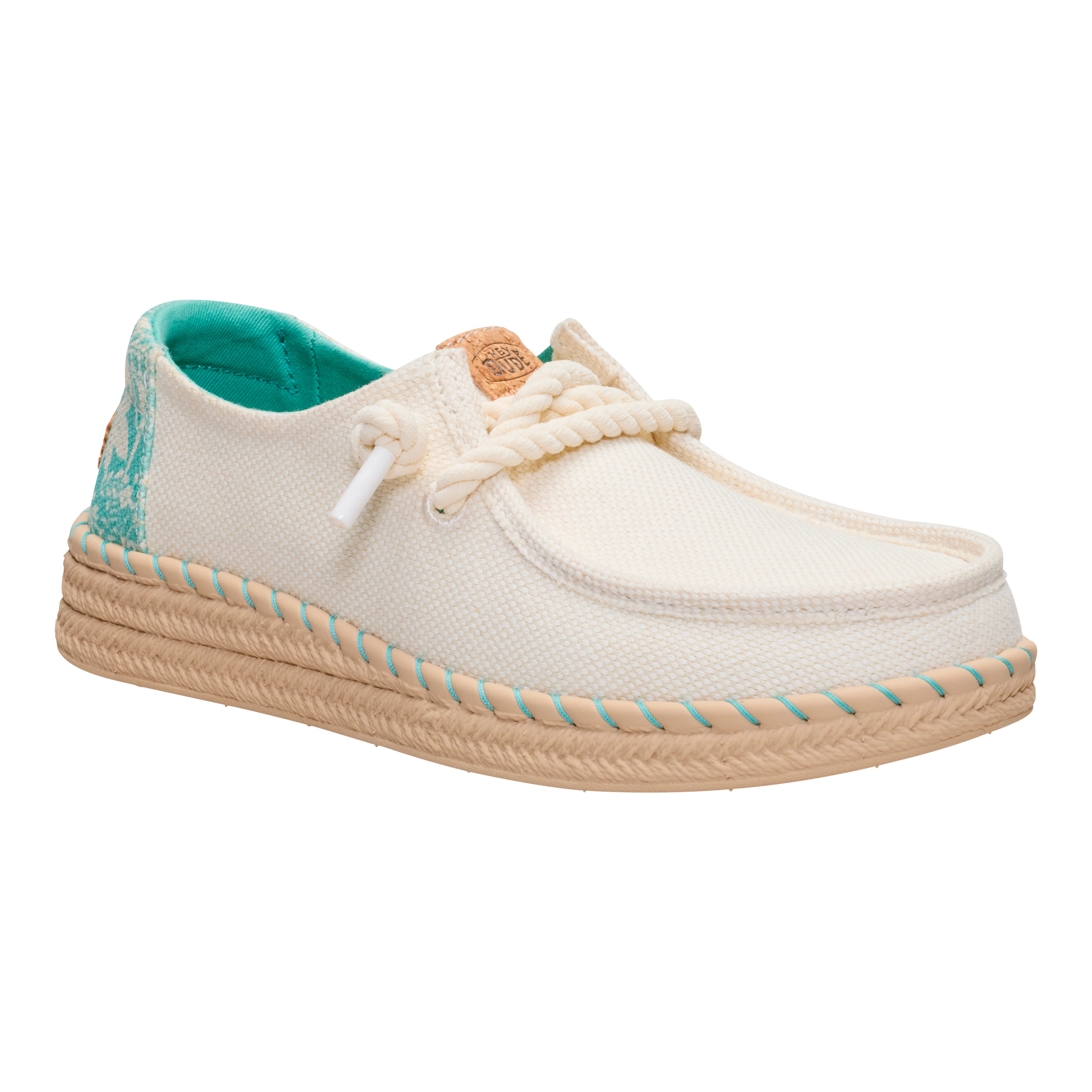 WENDY ESPADRILLE HIBISCUS EGRET/MULTI - Image 3