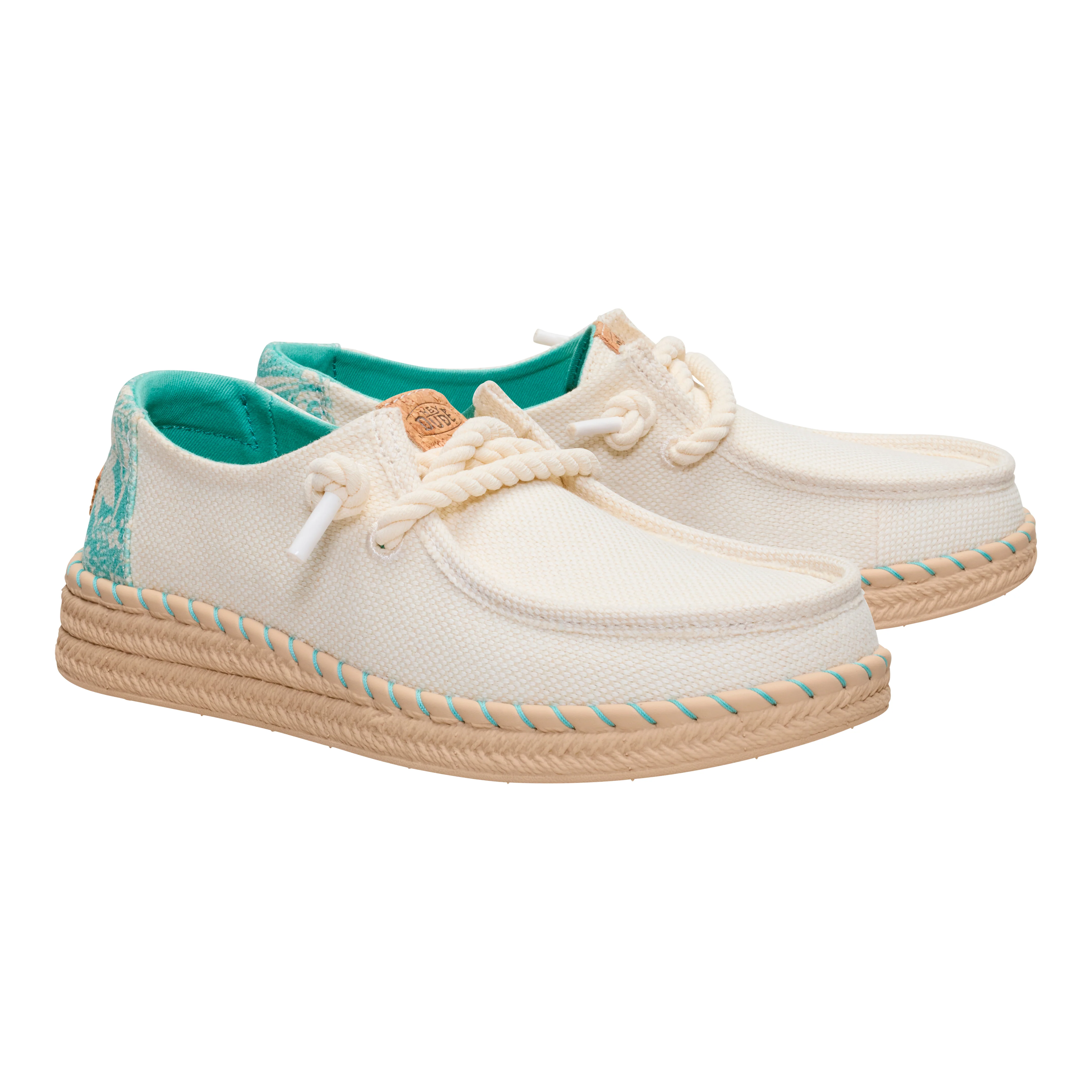 WENDY ESPADRILLE HIBISCUS EGRET/MULTI - Image 4