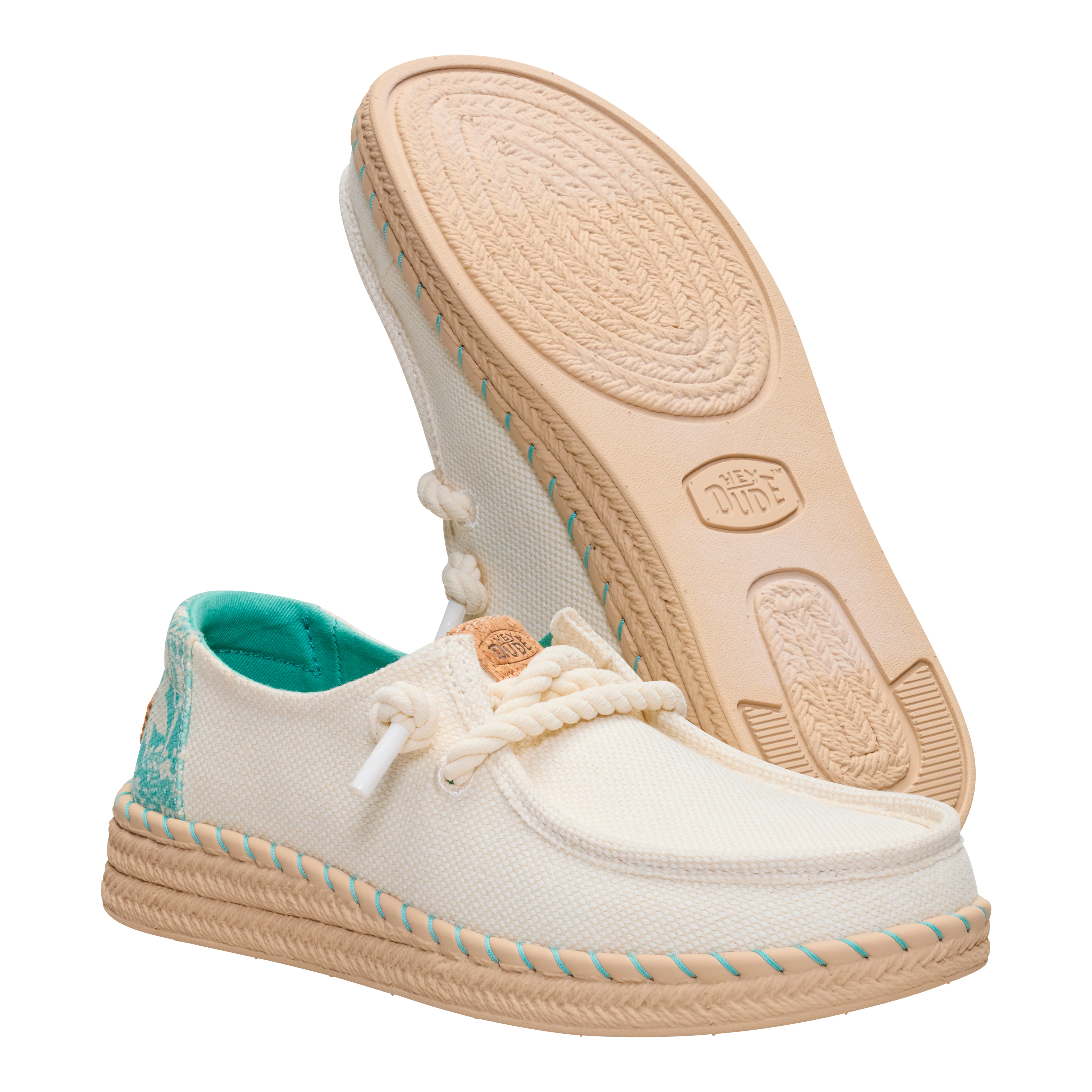 WENDY ESPADRILLE HIBISCUS EGRET/MULTI - Image 5