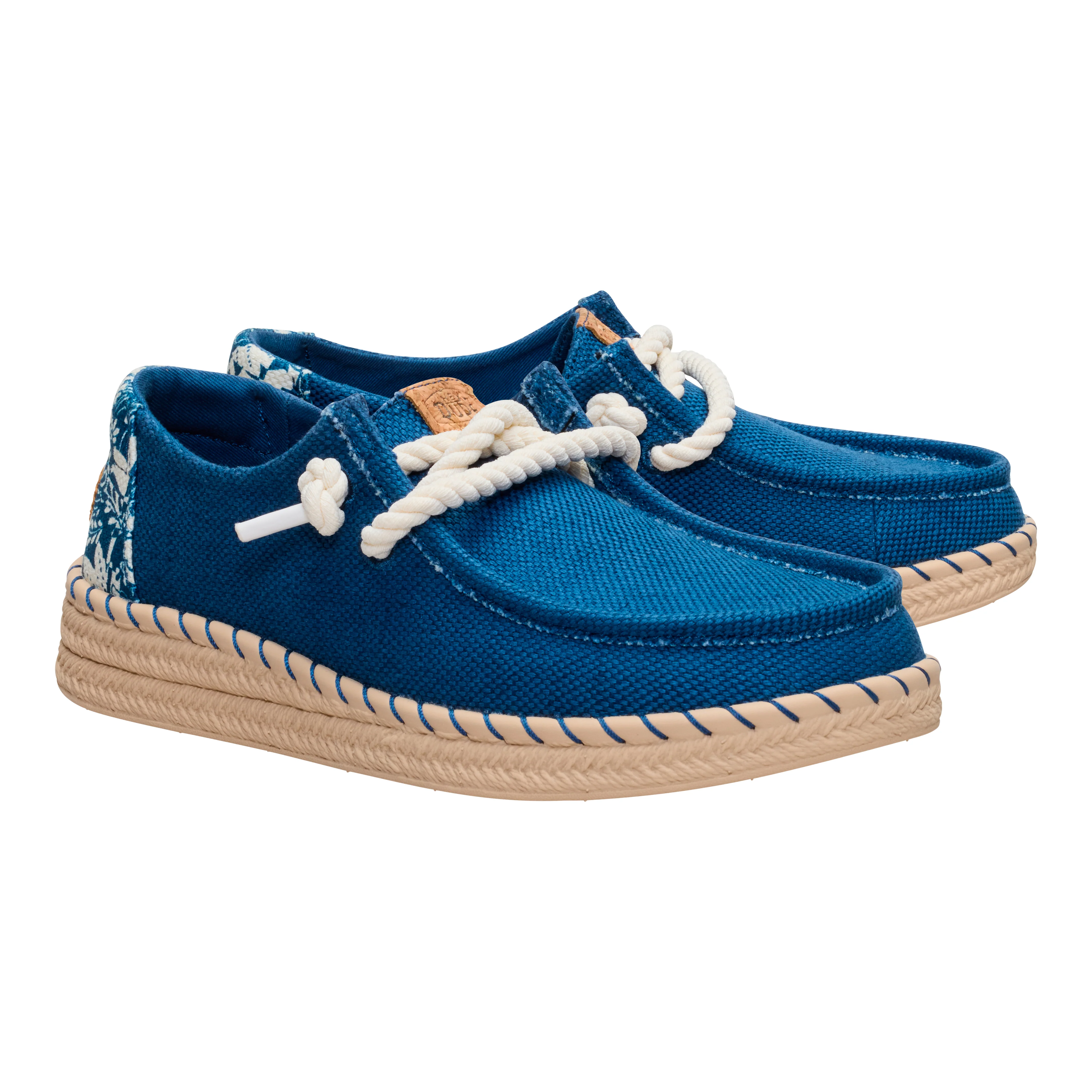 WENDY ESPADRILLE HIBISCUS ENSIGN BLUE/MULTI - Image 4