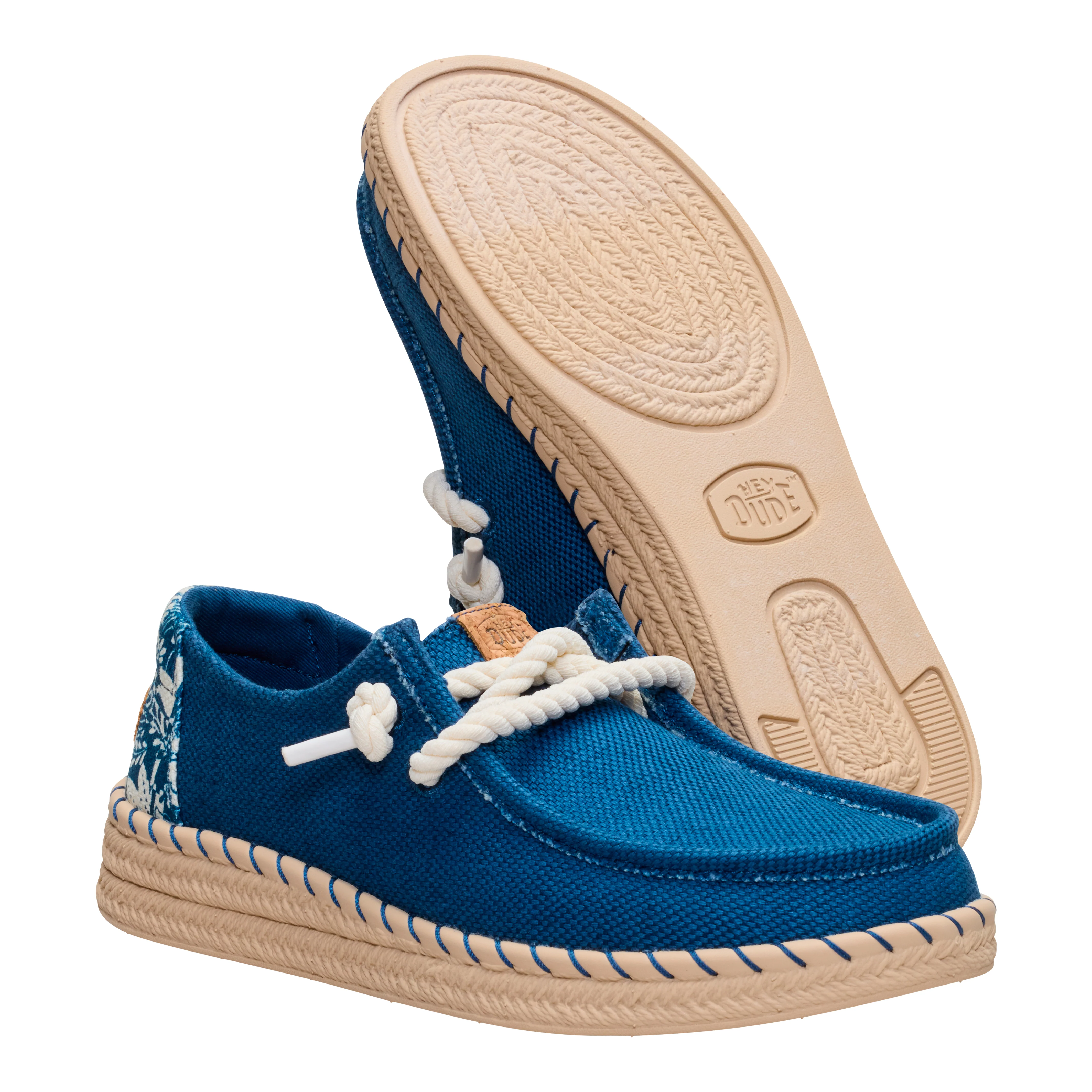 WENDY ESPADRILLE HIBISCUS ENSIGN BLUE/MULTI - Image 5