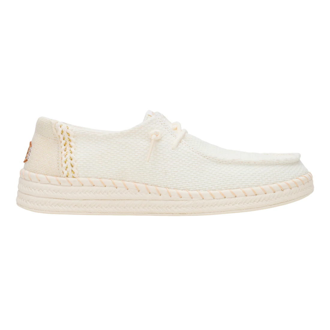 WENDY ESPADRILLE WOVEN WHITE - Image 3