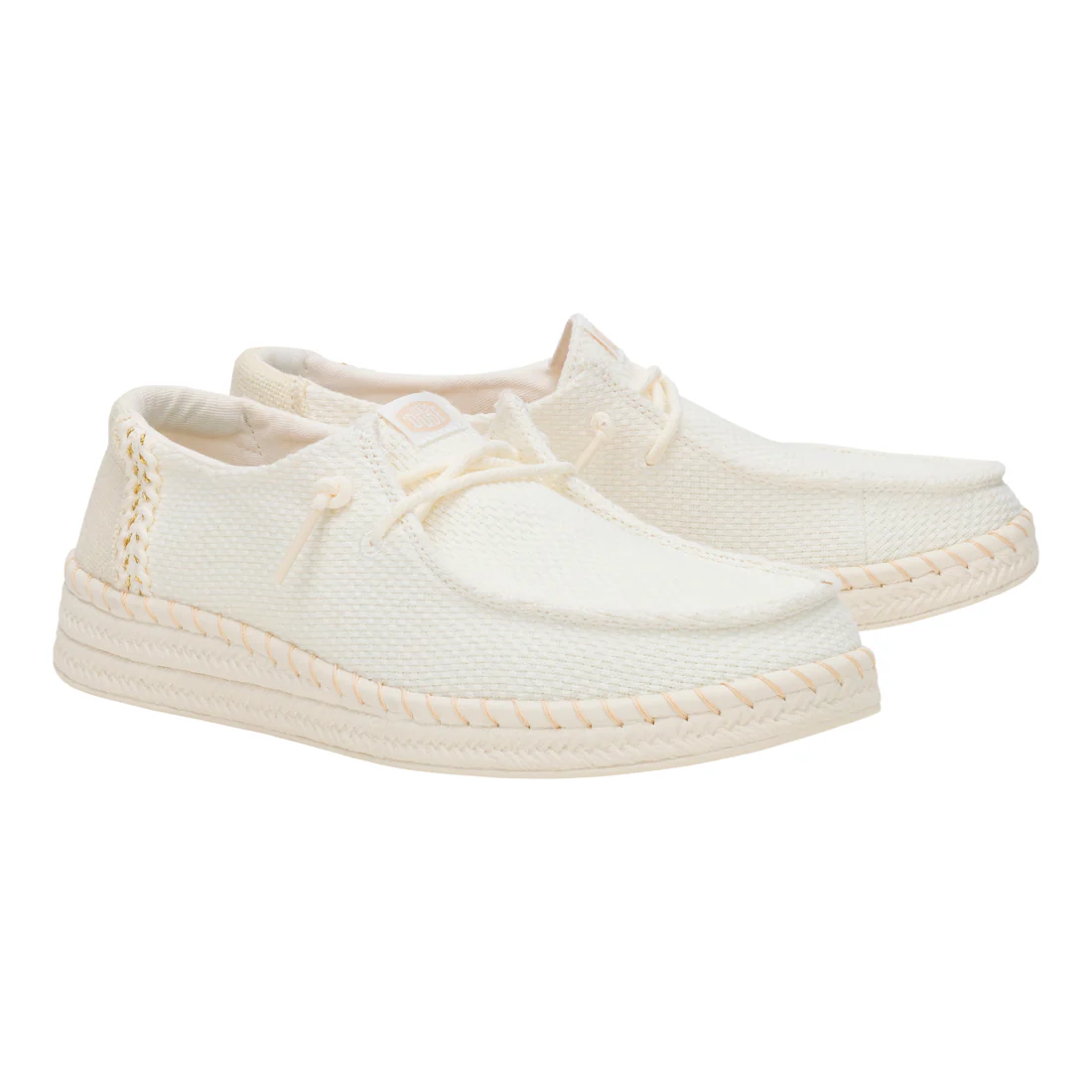 WENDY ESPADRILLE WOVEN WHITE - Image 4