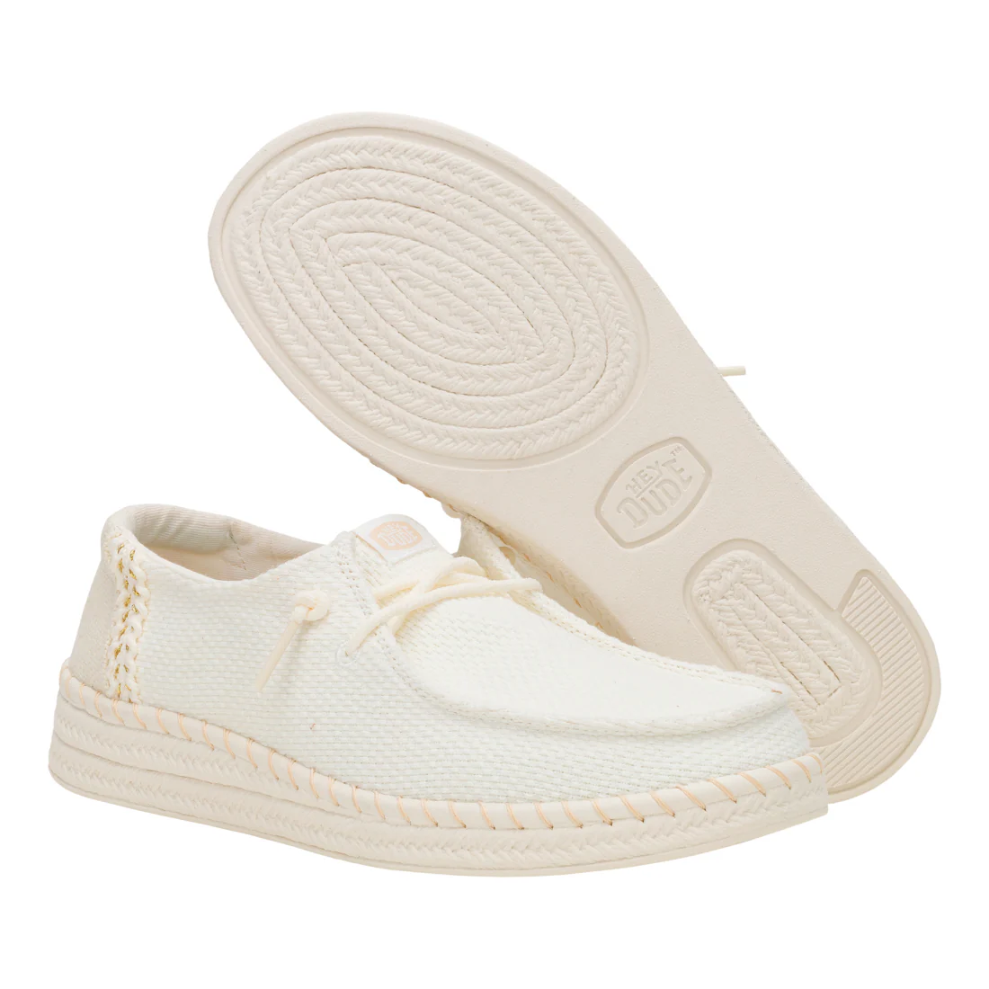 WENDY ESPADRILLE WOVEN WHITE - Image 5