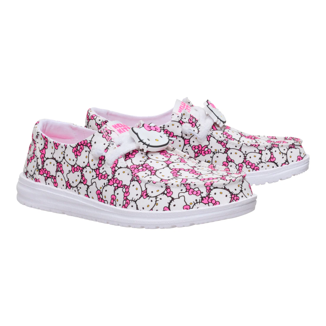 WENDY HELLO KITTY TOSSED PRINT WHITE PINK - Image 4