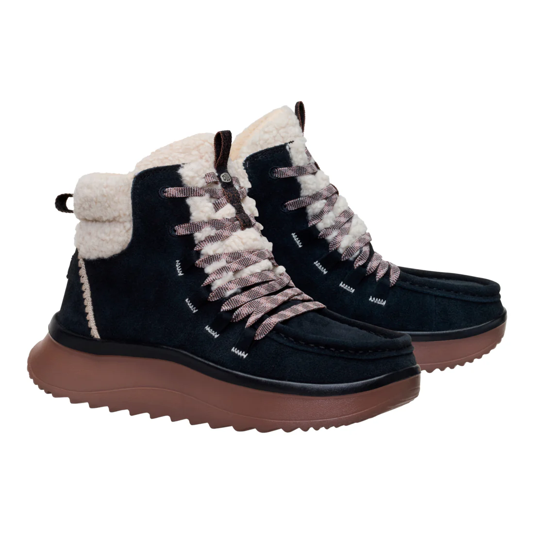 WENDY PEAK APRES SUEDE COZSTIT BLACK/TAN - Image 3