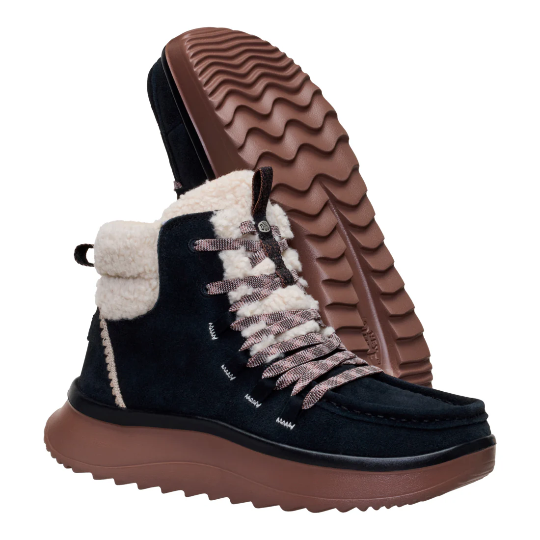 WENDY PEAK APRES SUEDE COZSTIT BLACK/TAN - Image 4