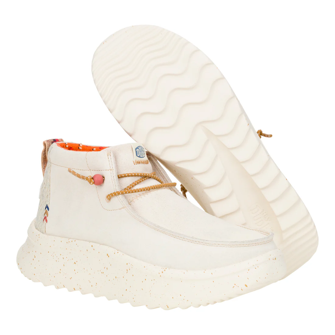 WENDY PEAK HI SUEDE IVORY - Image 3