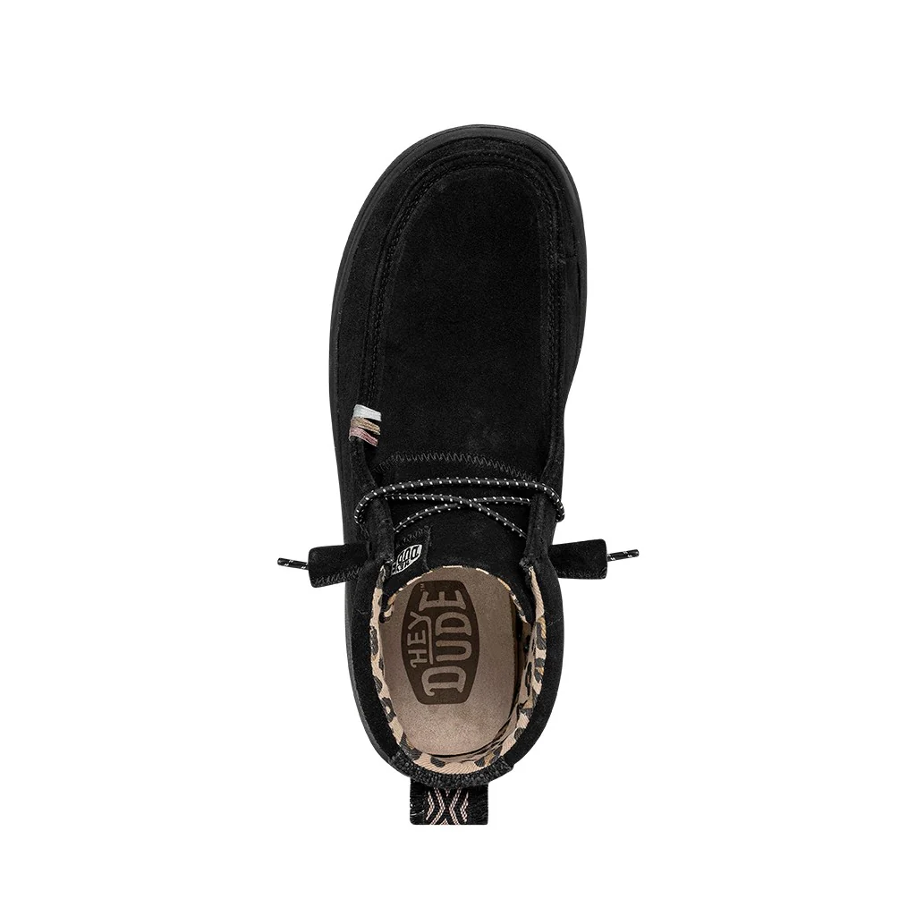 WENDY PEAK HI SUEDE BLACK - Image 6