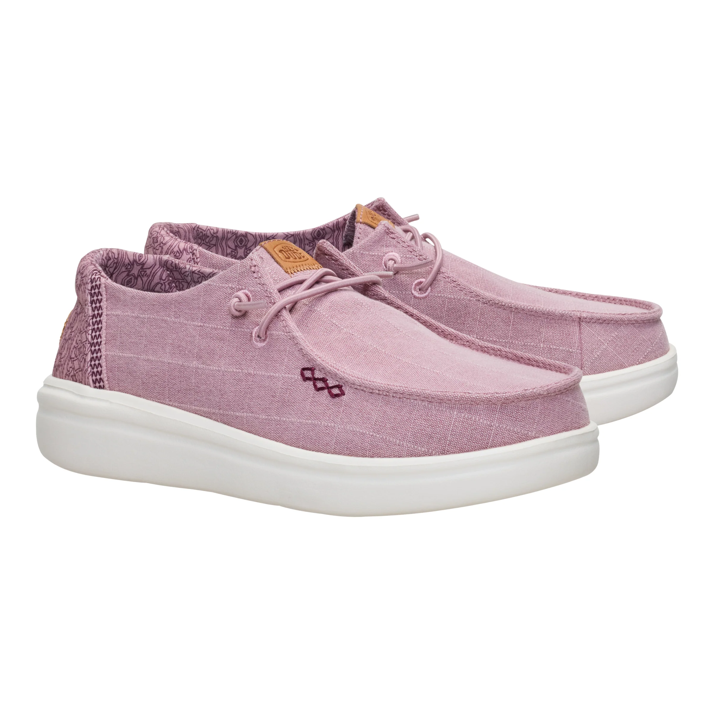 WENDY RISE CHAMBRAY GRID ROSE PURPLE - Image 4