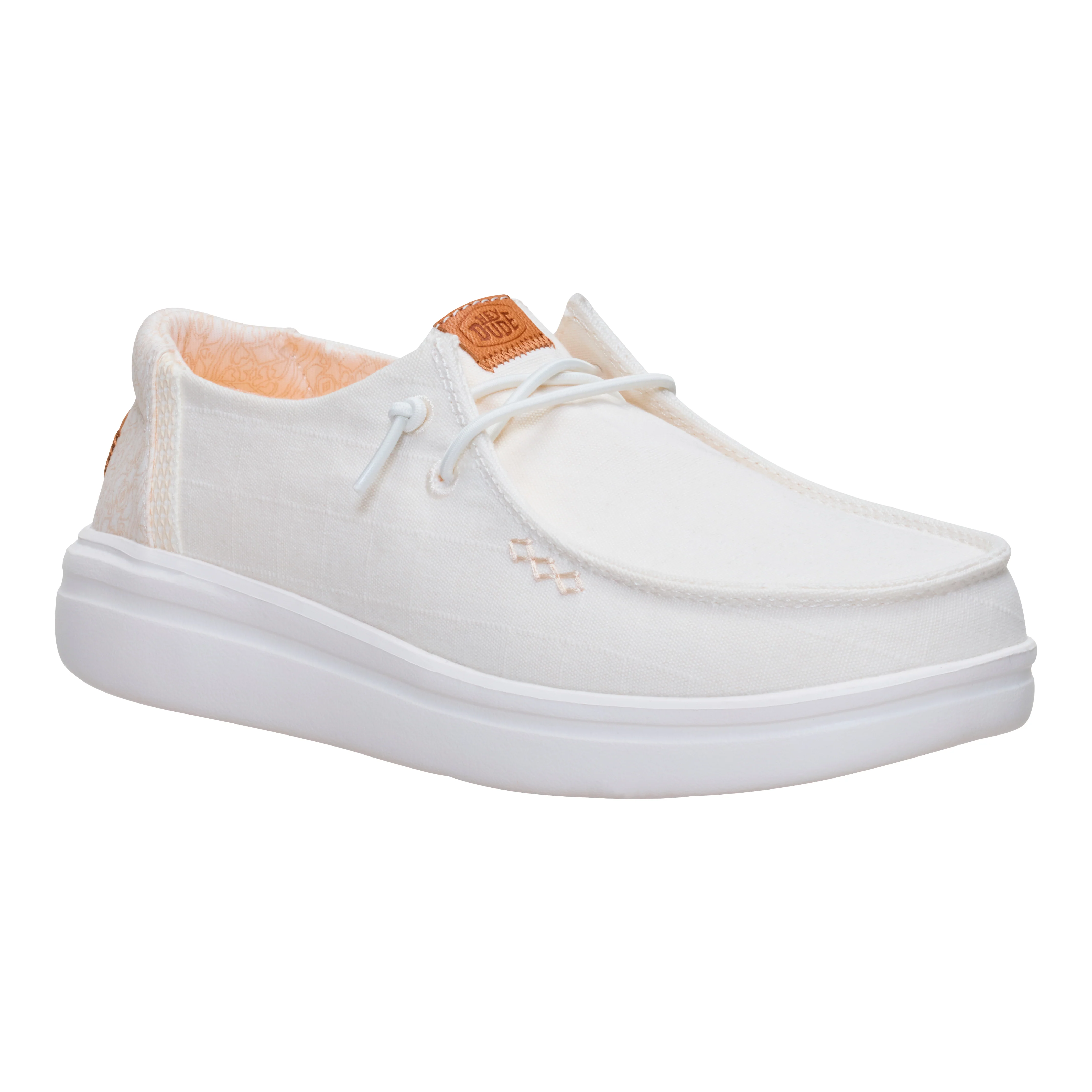 WENDY RISE CHAMBRAY GRID SNOW WHITE - Image 3