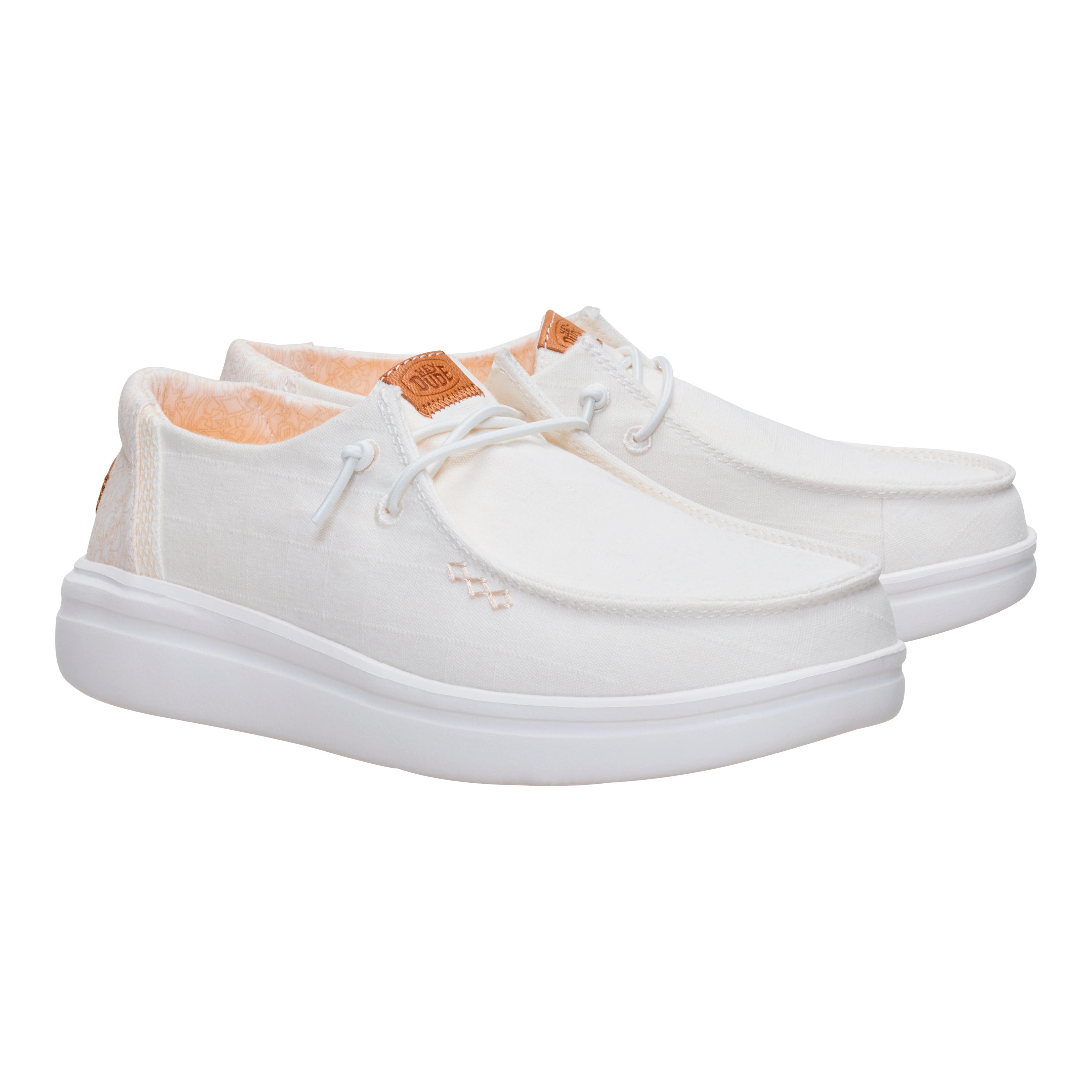 WENDY RISE CHAMBRAY GRID SNOW WHITE - Image 4