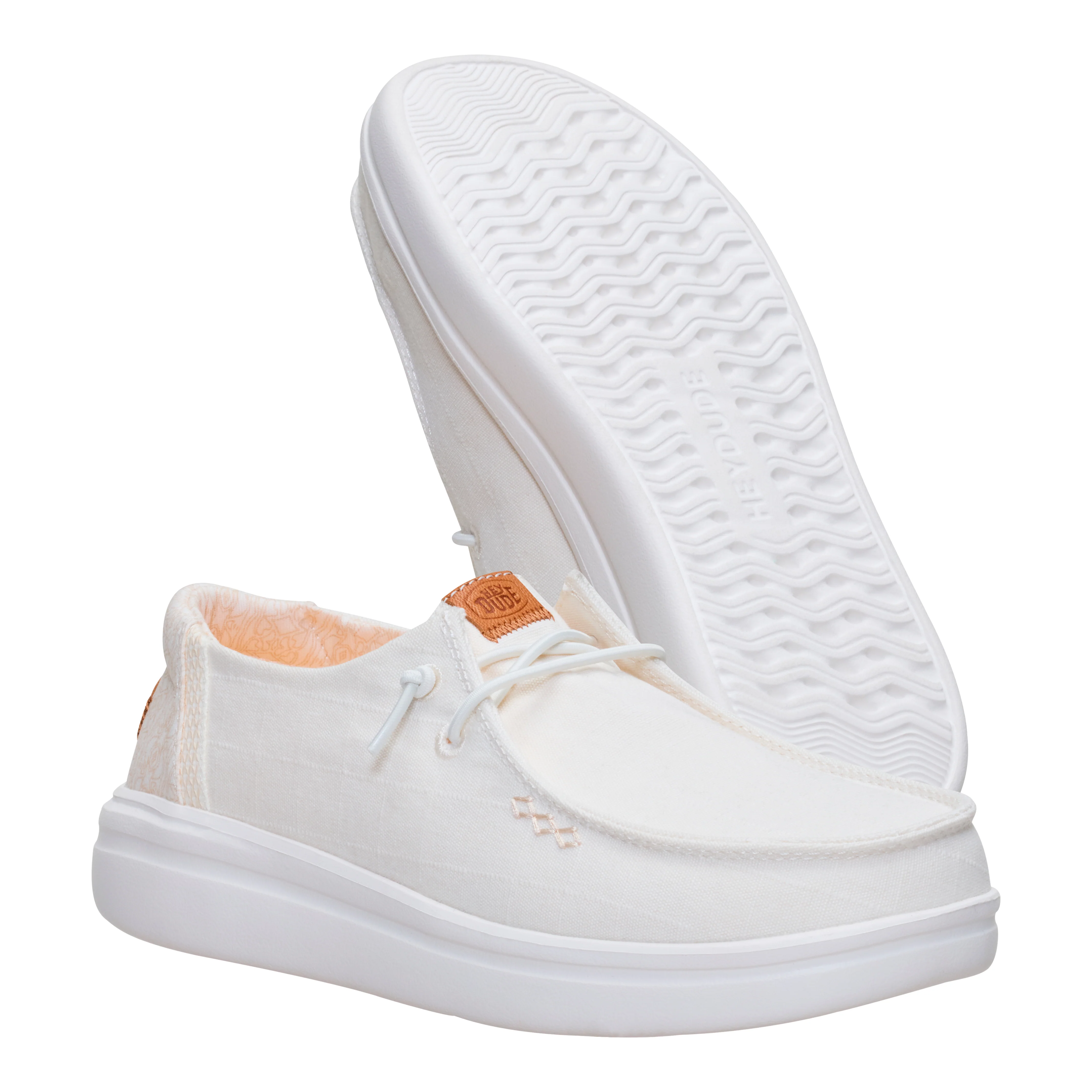 WENDY RISE CHAMBRAY GRID SNOW WHITE - Image 5