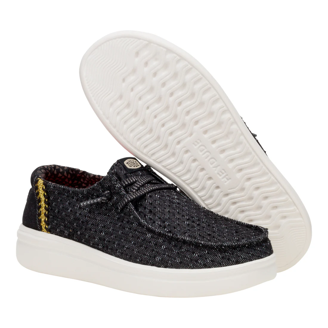 WENDY RISE PERF CANVAS BLACK - Image 4
