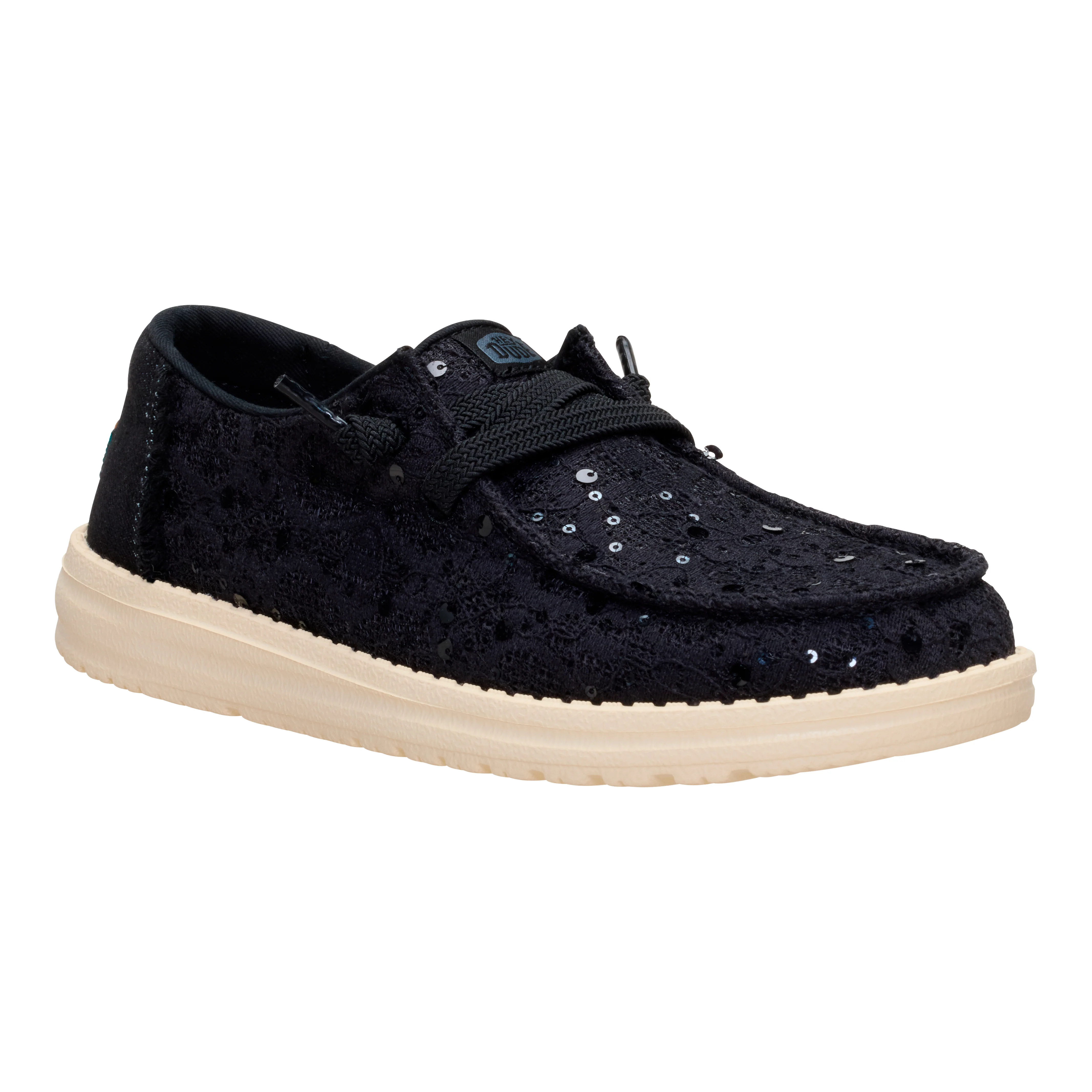 WENDY SEQUIN LACE BLACK - Image 3