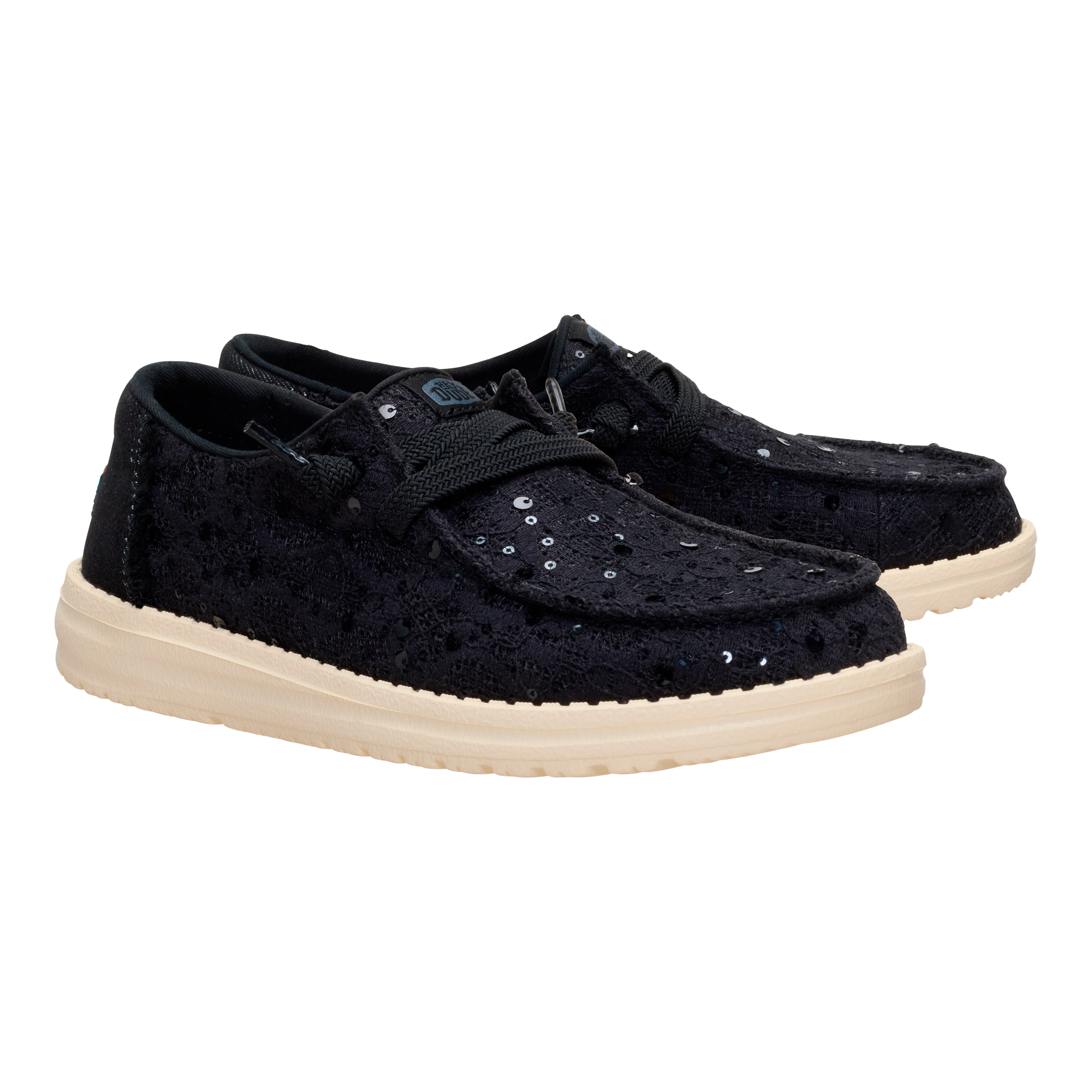 WENDY SEQUIN LACE BLACK - Image 4