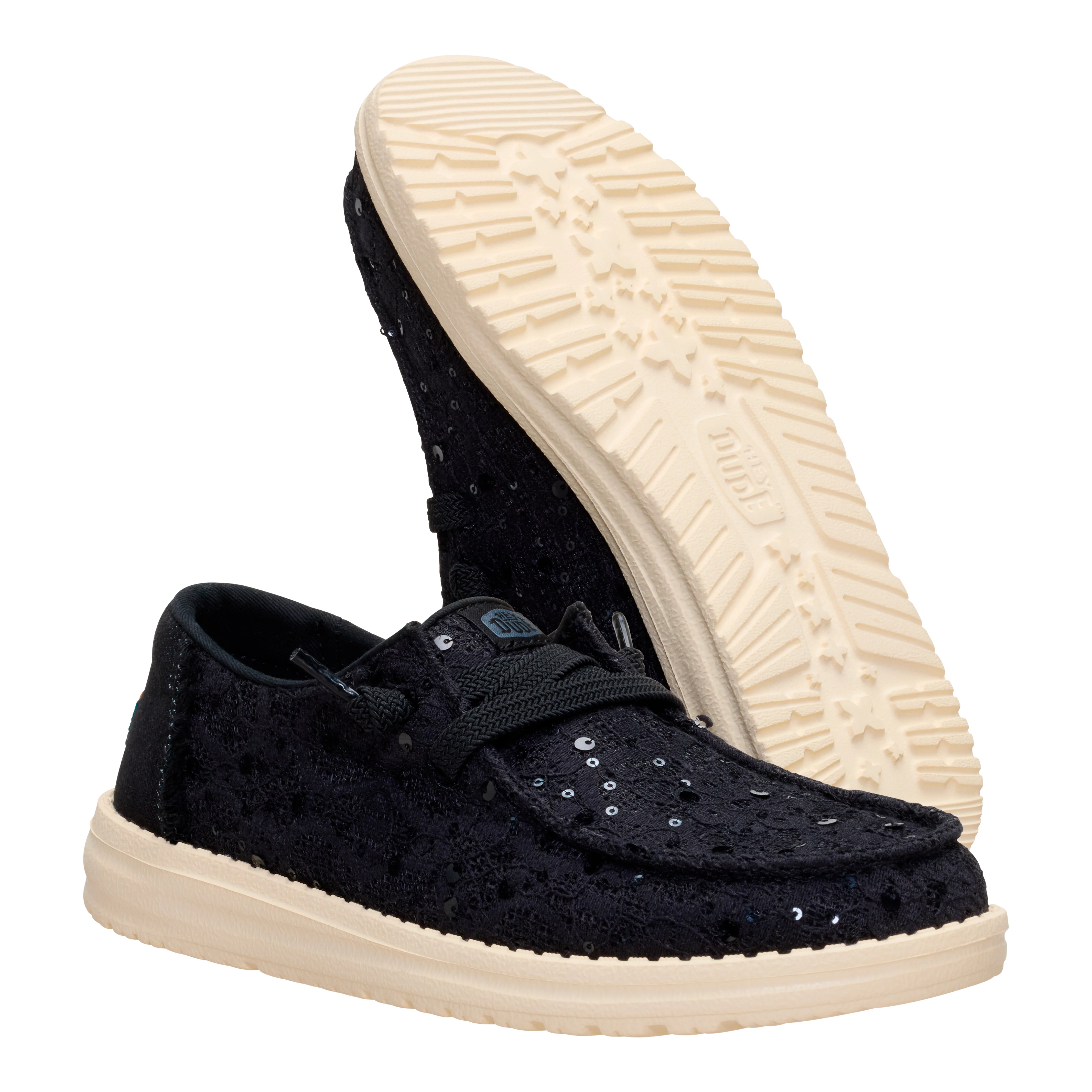 WENDY SEQUIN LACE BLACK - Image 5