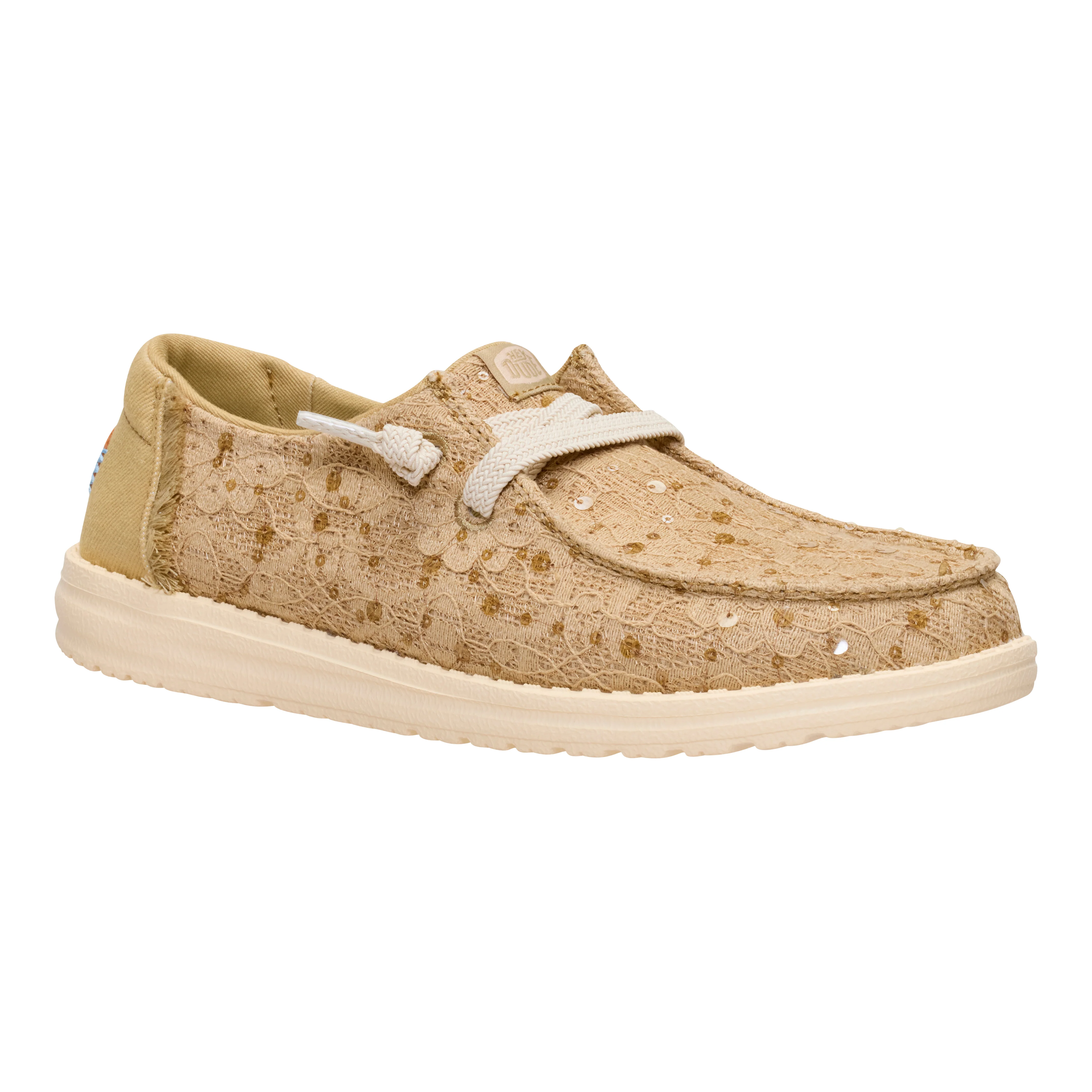 WENDY SEQUIN LACE OLIVE GREY - Image 3