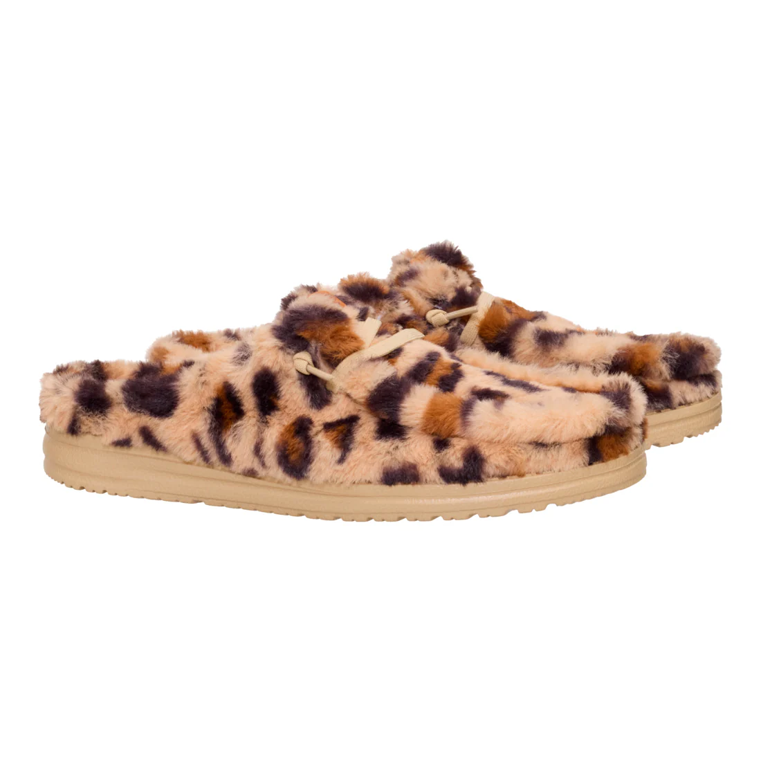 WENDY SLIPPER LEO FUR TAN/MULTI - Image 3