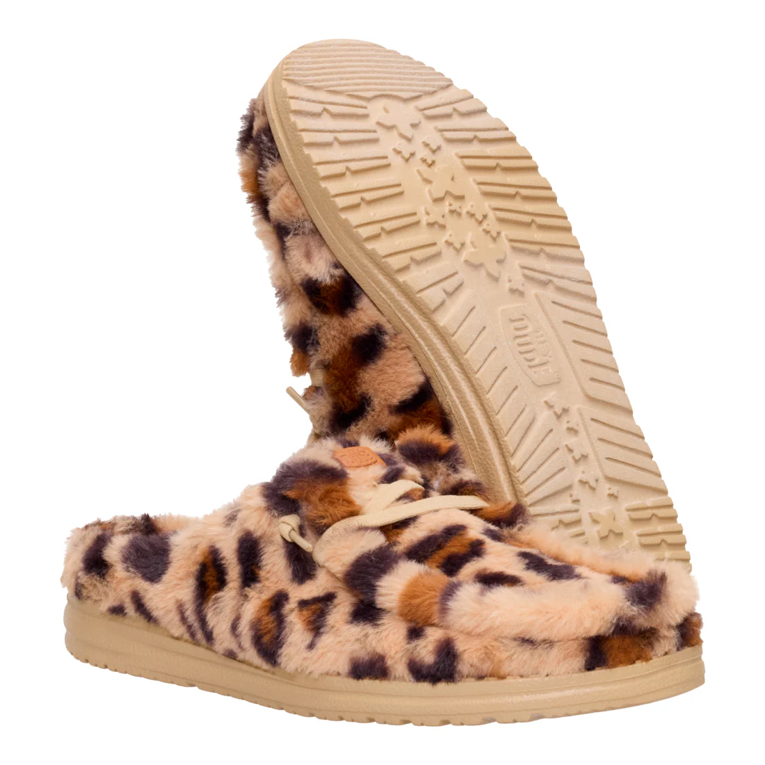 WENDY SLIPPER LEO FUR TAN/MULTI - Image 4